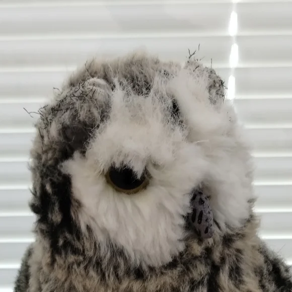 Aurora Great Horned Owl 9" Stuffed Realistic Animal Plush - Picture 13 of 13